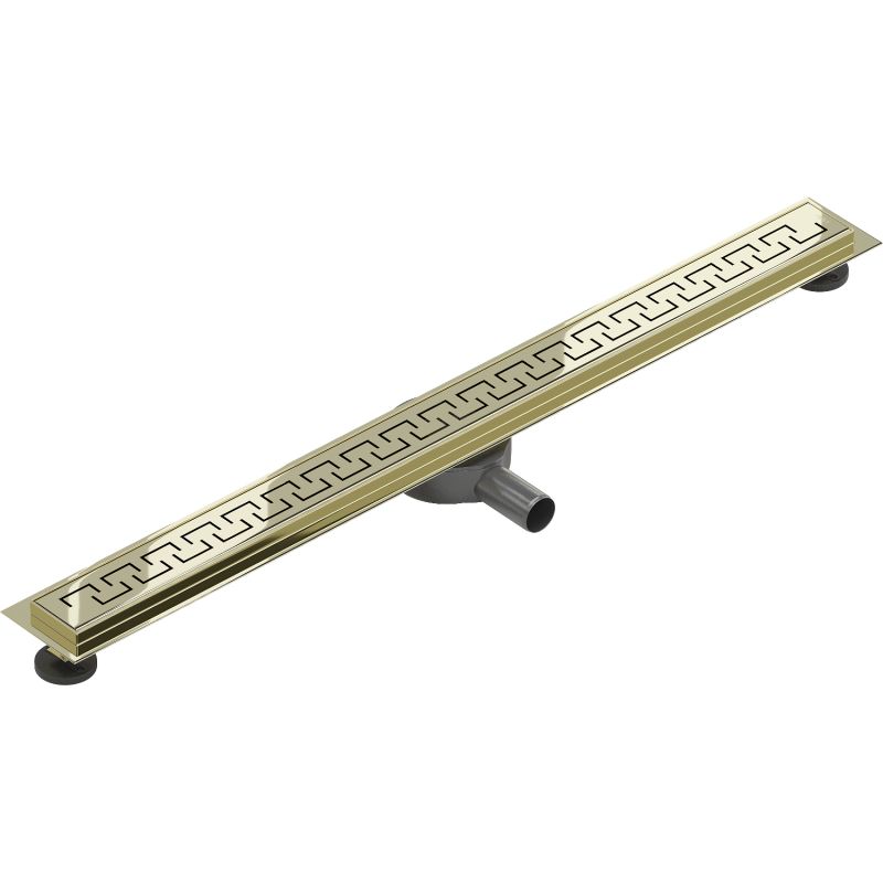 Mexen Flat lineært gulvafløb i guld 90 cm, 1 stk.