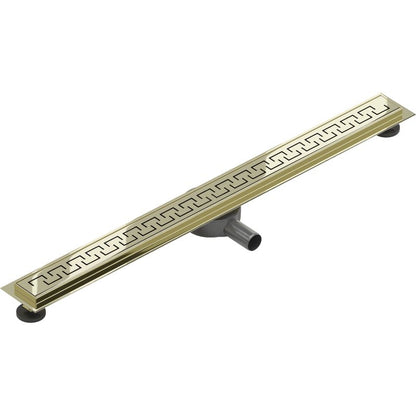 Mexen Flat lineært gulvafløb i guld 90 cm, 1 stk.