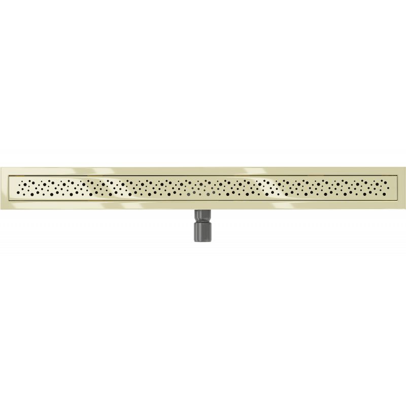 Mexen Flat gulvafløb 90 cm i guld, 1 stk.