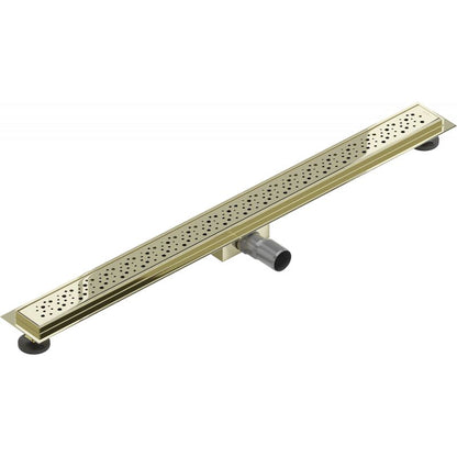 Mexen Flat gulvafløb 90 cm i guld, 1 stk.