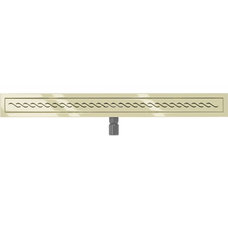 Mexen Flat gulvafløb 90 cm i guld, 1 stk.