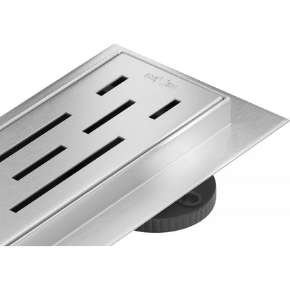 Drejeligt lineært afløb Mexen Flat 360 inox 1 stk.