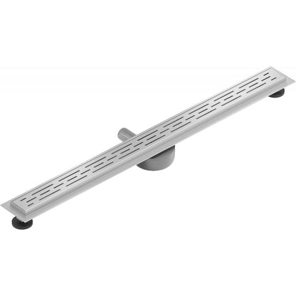 Drejeligt lineært afløb Mexen Flat 360 inox 1 stk.