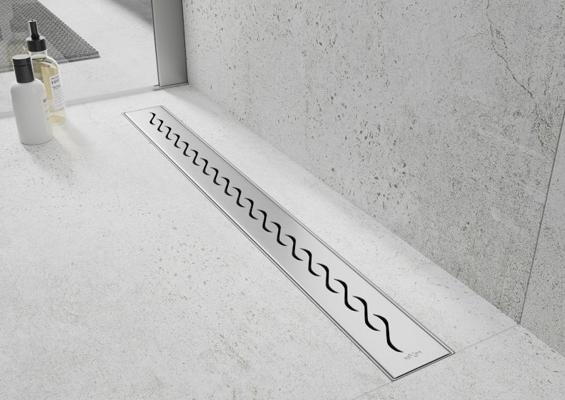 Mexen Flat 360 M18 roterbar lineær afløb 70 cm inox, 1 stk.