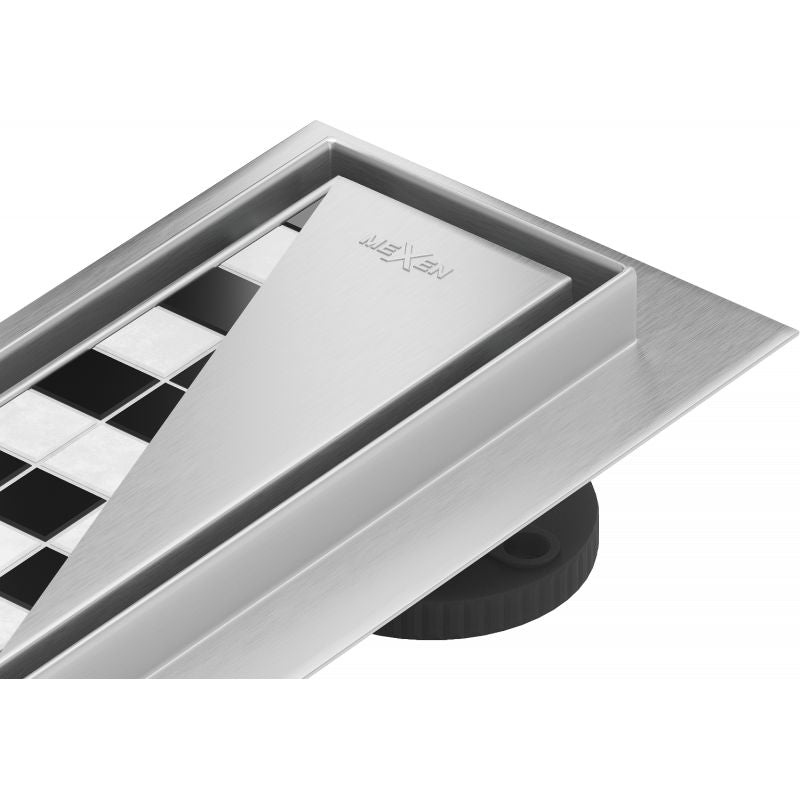 Rotationsbar lineær afløb Mexen Flat inox 1 stk.