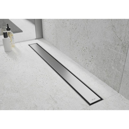 Rotationsbar lineær afløb Mexen Flat inox 1 stk.