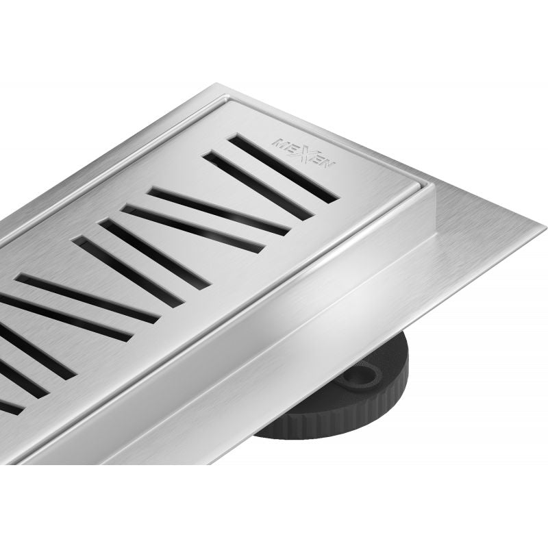Drejeligt lineært afløb Mexen Flat inox 1 stk.