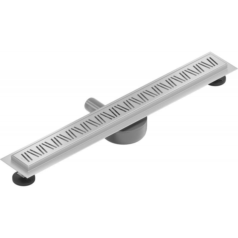 Drejeligt lineært afløb Mexen Flat inox 1 stk.