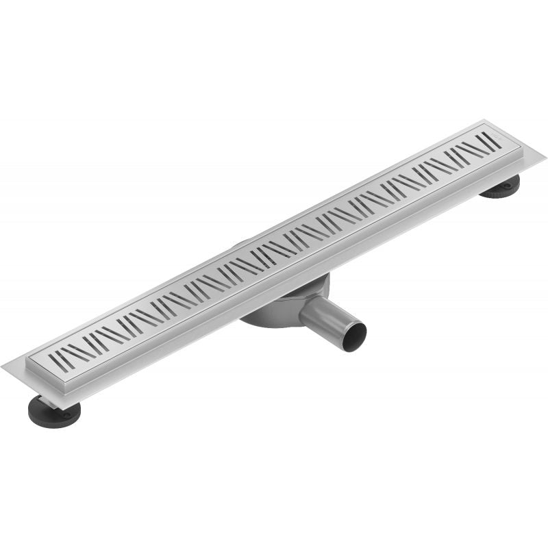 Drejeligt lineært afløb Mexen Flat inox 1 stk.