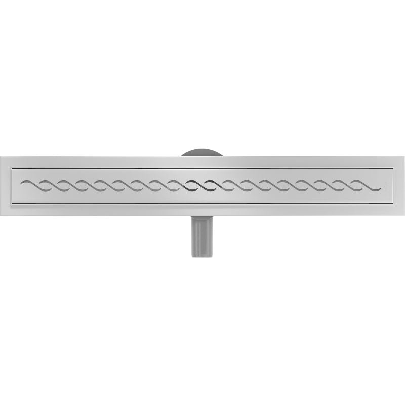 Drejelig lineær afløb Mexen Flat inox 50 cm, 1 stk.