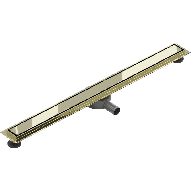 Mexen Flat roterbar gulvafløb 90 cm i guld, 1 stk.