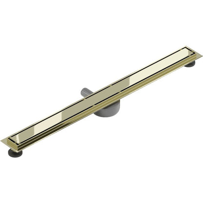 Mexen Flat roterbar gulvafløb 90 cm i guld, 1 stk.