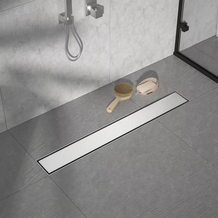 BVT Best Drain 60 cm lineært bruseafløb med metalafdækning 2-i-1 krom 1 stk.