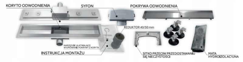 BVT Best Drain 60 cm lineært bruseafløb med metalafdækning 2-i-1 krom 1 stk.