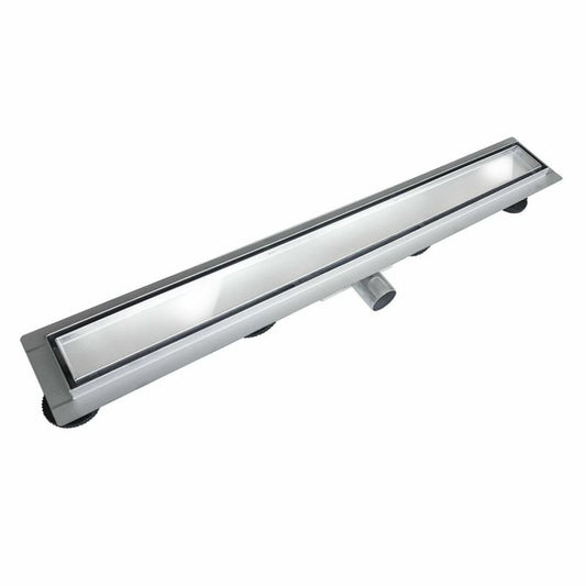 BVT Best Drain 80 cm lineært bruseafløb med metalafdækning 2-i-1 krom 1 stk.