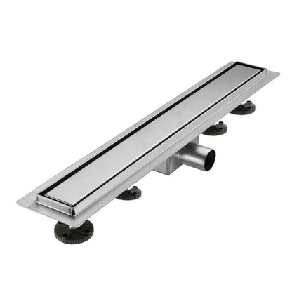 BVT Best Drain 80 cm lineært bruseafløb med metalafdækning 2-i-1 krom 1 stk.
