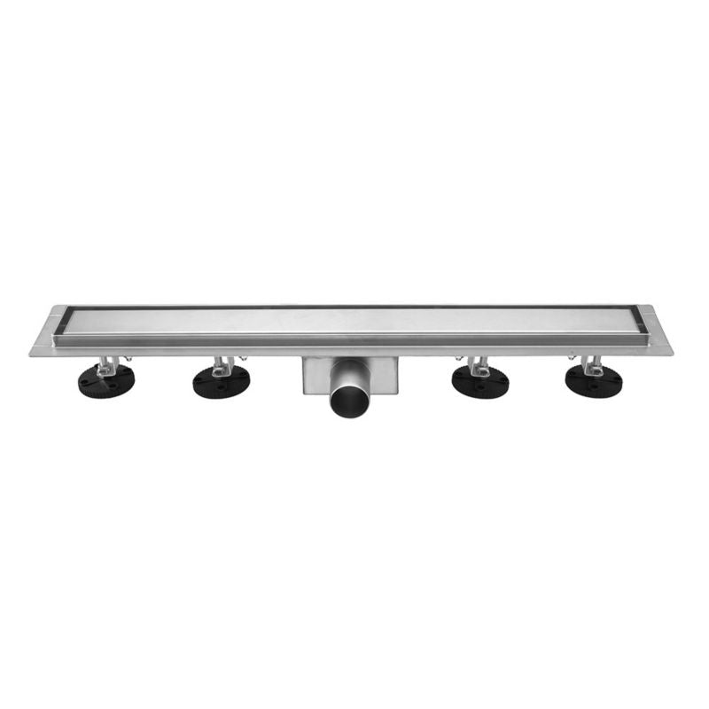 BVT Best Drain 80 cm lineært bruseafløb med metalafdækning 2-i-1 krom 1 stk.