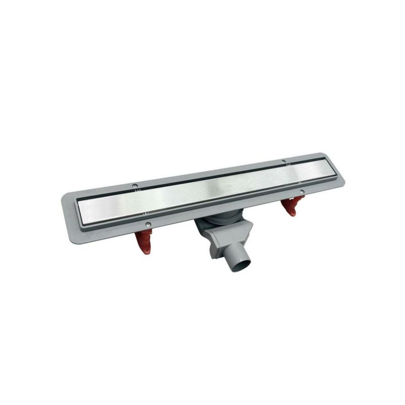 BVT Drain 55 cm lineært bruseafløb med kromrist, 1 stk.