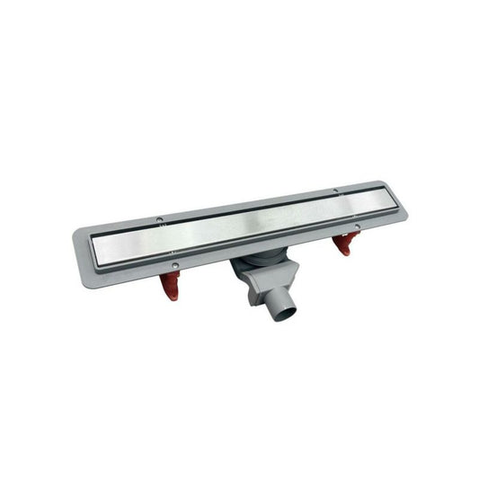 BVT Drain 55 cm lineært bruseafløb med kromrist, 1 stk.