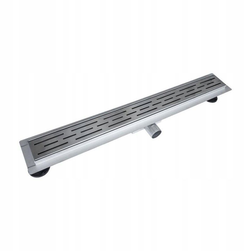 Line Steel Drain 60 cm lineært bruseafløb med kromdæksel, 1 stk.