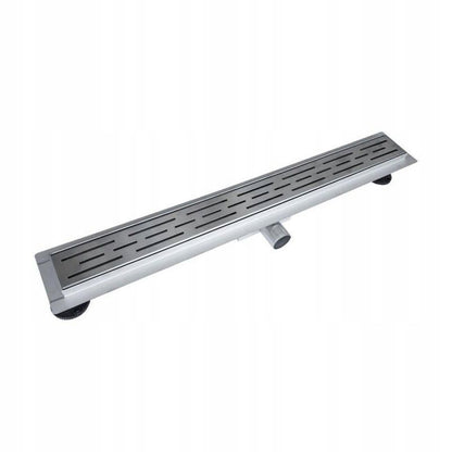 Line Steel Drain 60 cm lineært bruseafløb med kromdæksel, 1 stk.