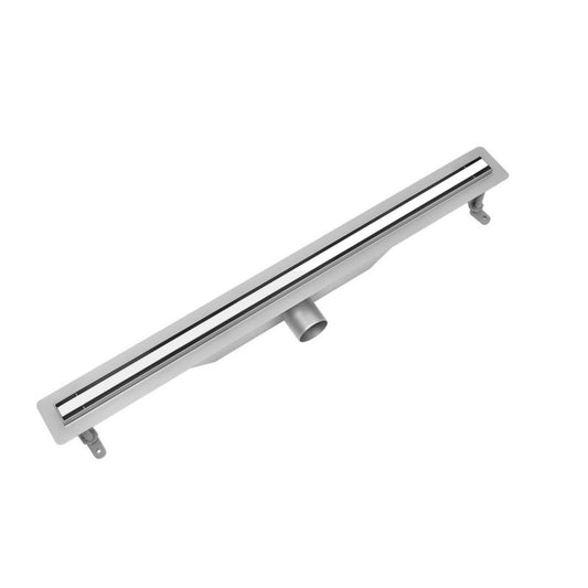 Vogi Ultra Slim smal lineær afløb 100 cm i rustfrit stål, 1 stk.