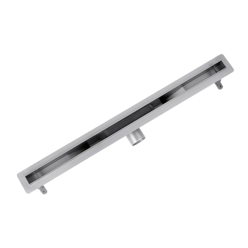Vogi Ultra Slim smal lineær afløb 100 cm i rustfrit stål, 1 stk.