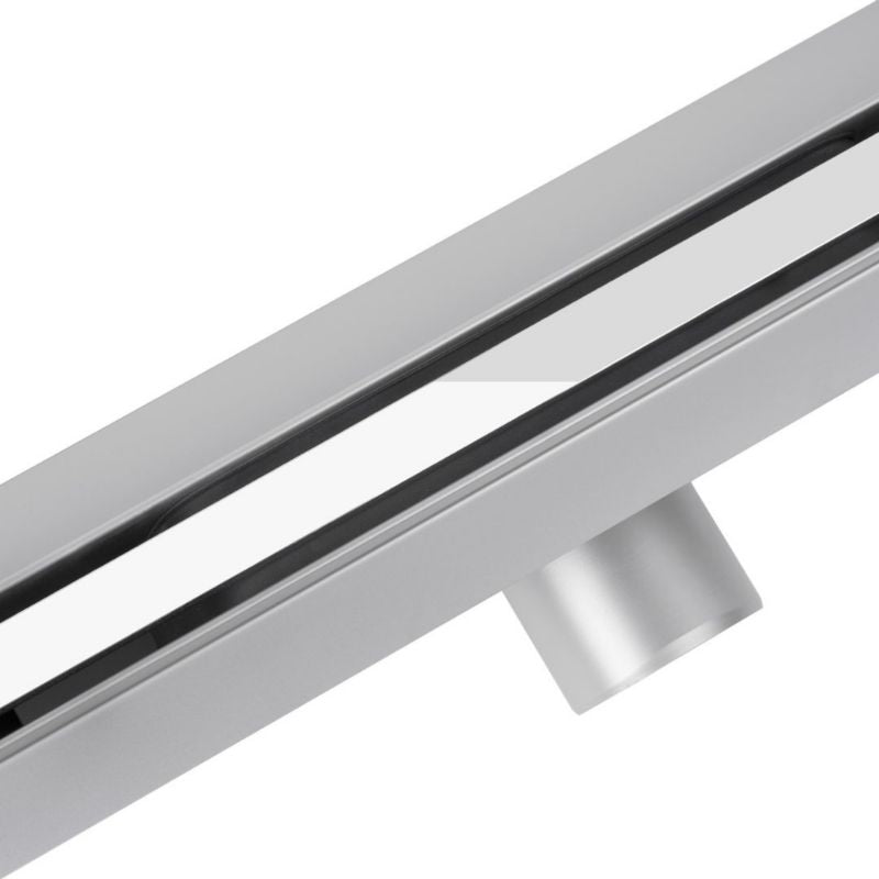 Vogi Ultra Slim smal lineær afløb 100 cm i rustfrit stål, 1 stk.