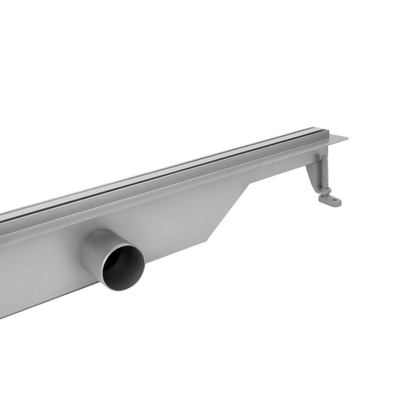 Vogi Ultra Slim smal lineær afløb 70 cm i rustfrit stål, 1 stk.