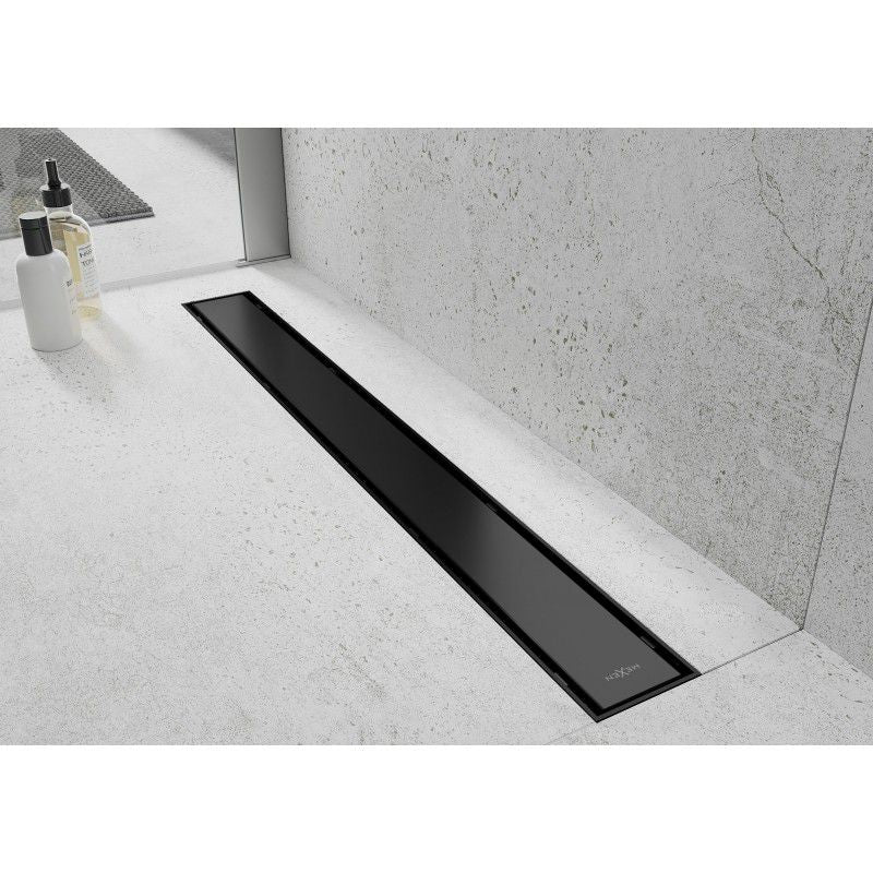 Mexen Flat lineært afløb sort 90 cm stk.