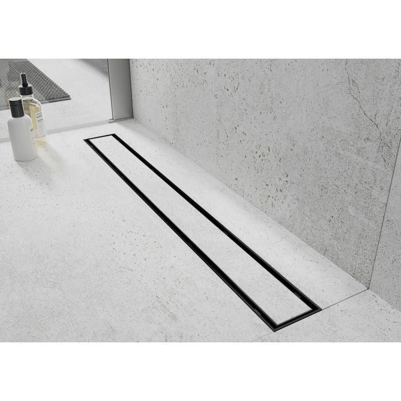 Mexen Flat lineært afløb sort 90 cm stk.