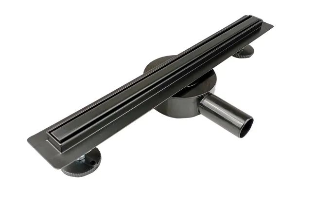BEST DRAIN Breezz 60 cm mat-sort bruseafløb med lavprofil, 1 stk.