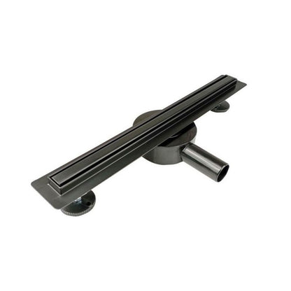BEST DRAIN Breezz 70 cm mat-sort bruseafløb med lavprofil, 1 stk.