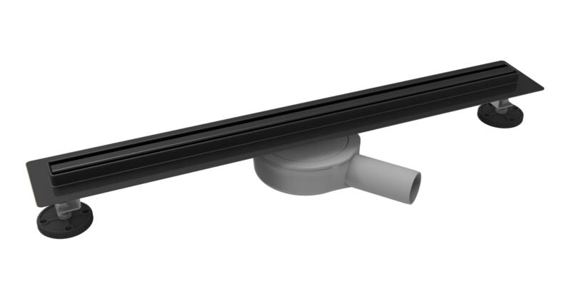 BEST DRAIN Breezz 70 cm mat-sort bruseafløb med lavprofil, 1 stk.