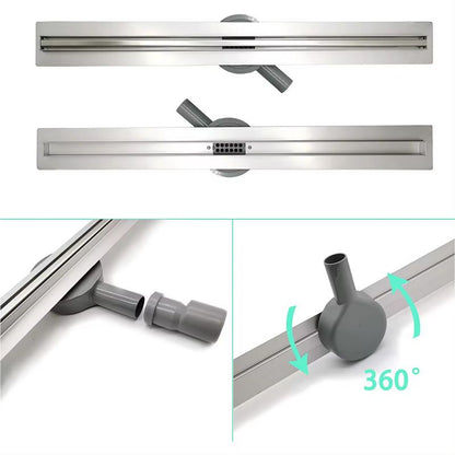 Best Drain Breezz 80 cm bruseafløb i krom, 1 stk.