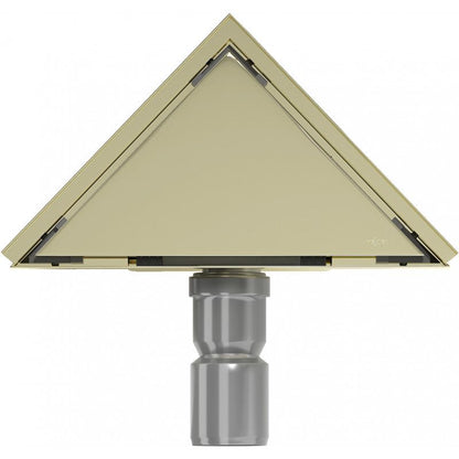 Mexen Flat gulvafløb i guld, 1 stk.