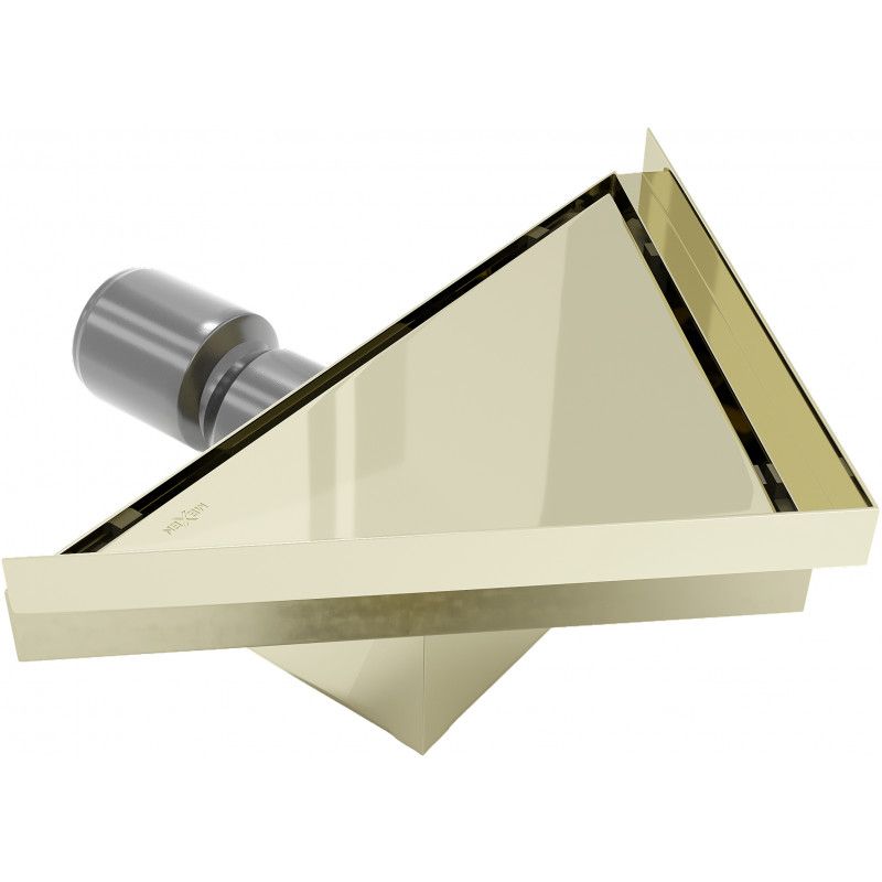 Mexen Flat gulvafløb i guld, 1 stk.