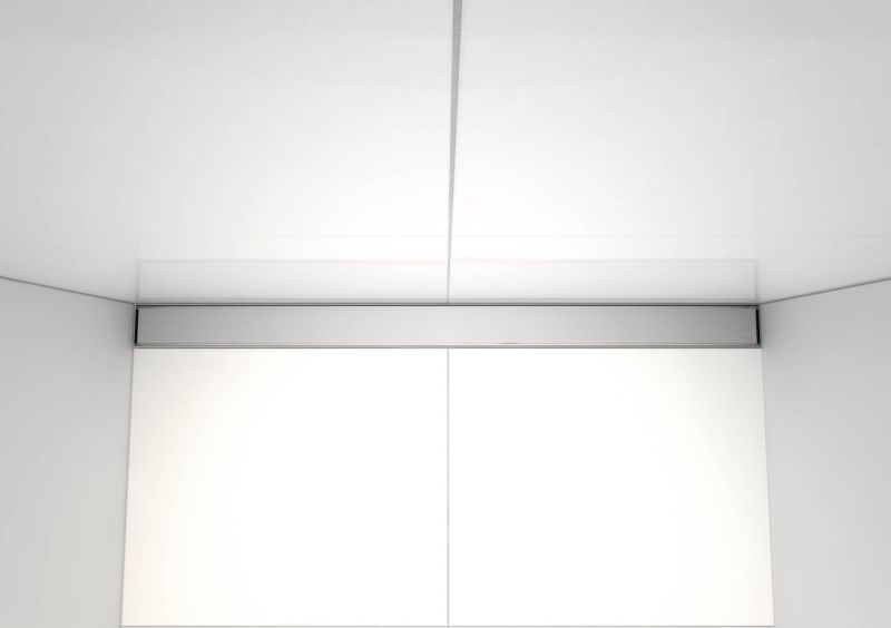 Designe lineært afløb 70 cm krom