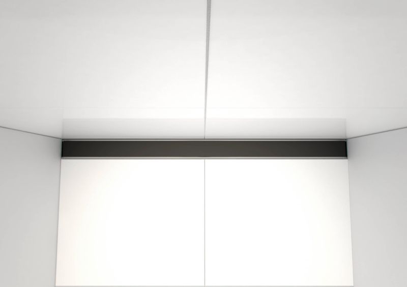 Designe 70 cm sort lineært afløb