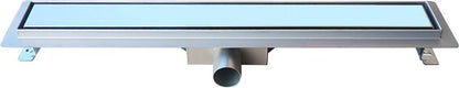 Designe lineært afløb 80 cm krom