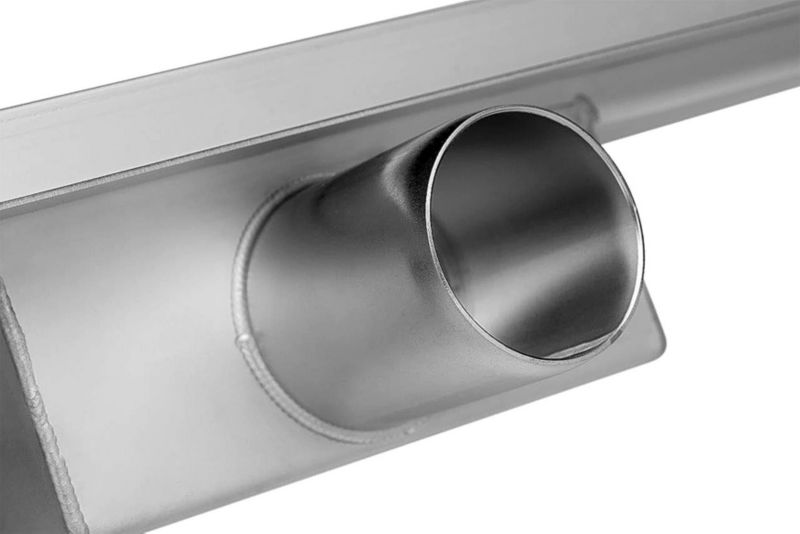 Fala Glass hvid lineært afløb 700 mm