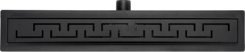 Greek lineært afløb 60 cm mat-sort
