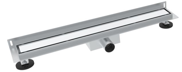 Væglinet afløb Purus 70 cm krom