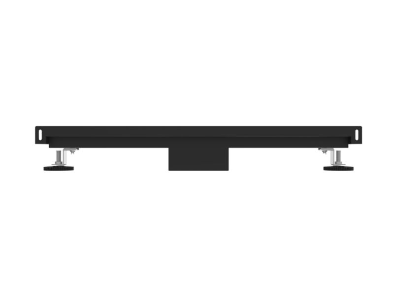 Purus 70 cm vægmonteret lineært afløb i sort