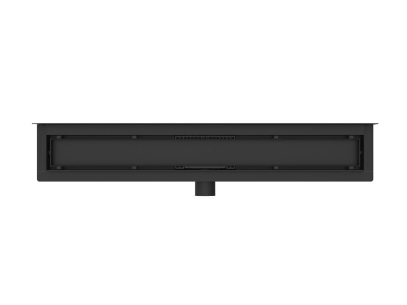 Væglinet afløb Purus 80 cm sort