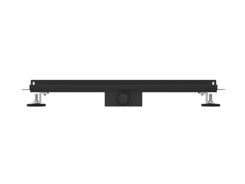 Væglinet afløb Purus 80 cm sort