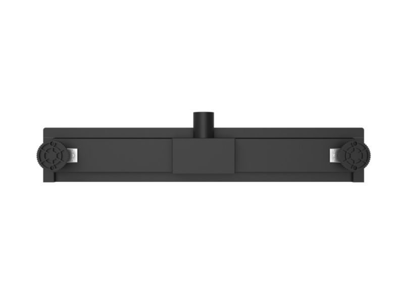 Væglinet afløb Purus 80 cm sort