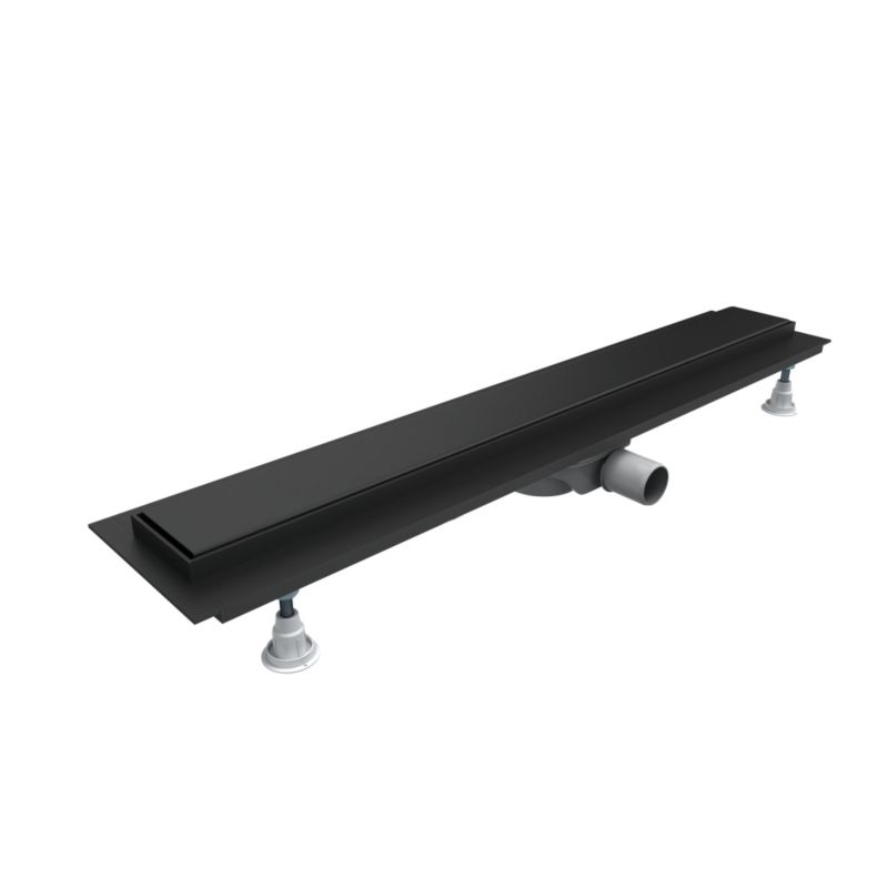 Schedpol Orion lineært afløb 70 cm mat-sort