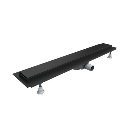 Schedpol Orion lineært afløb 70 cm mat-sort