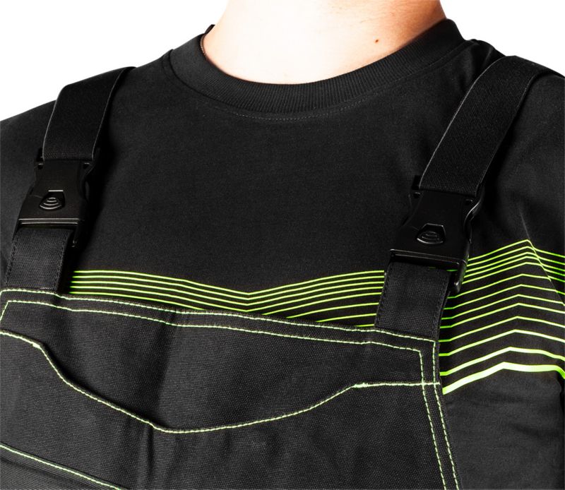 Unisex arbejdsbukser med seler NEO TOOLS L sort 1 stk.